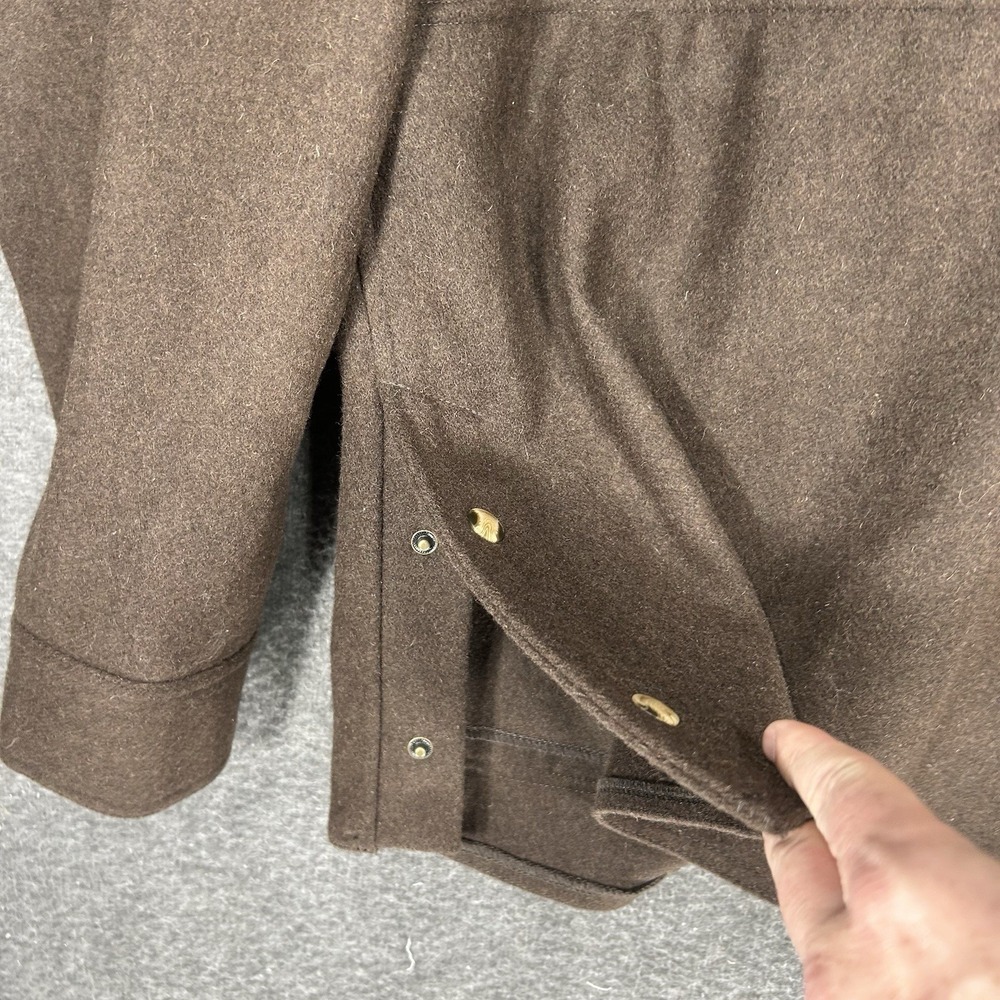 Miller Ranch By Cinch Melton Wool Chore Coat Mens 2XL Brown Zip Up DWJ2122402 - Picture 13 of 16